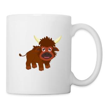 Bison bison - Mug blanc - blanc - Droite