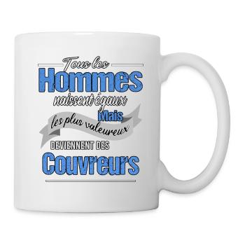 couvreur - Mug blanc - blanc - Droite