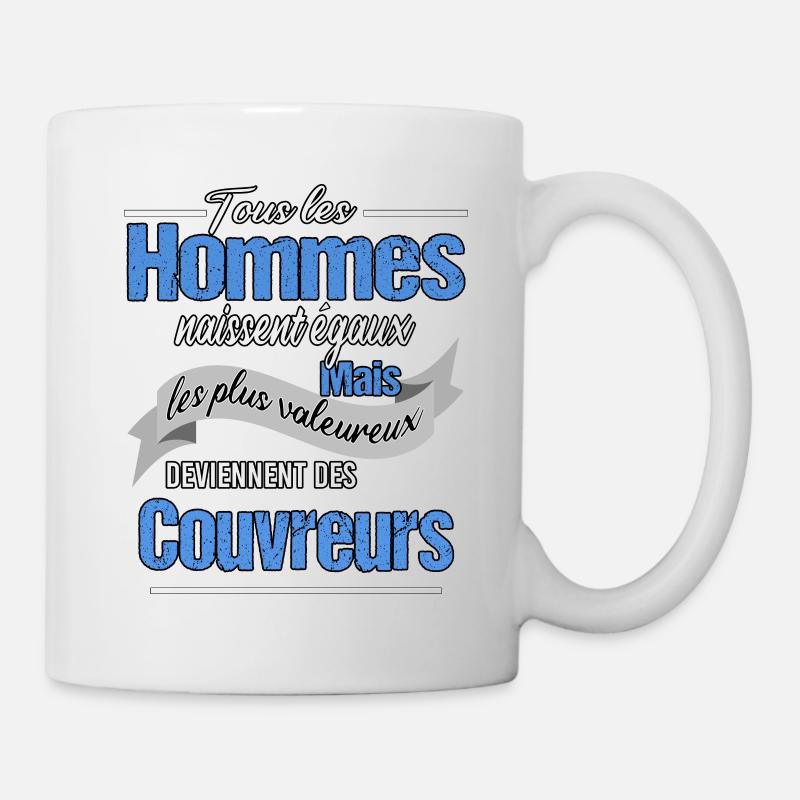 couvreur - Mug blanc - blanc