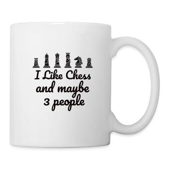 CHESS: I Like Chess - Tasse - Weiß - Rechts