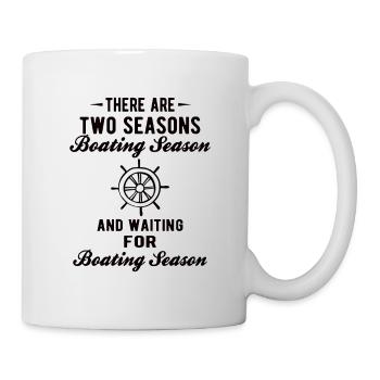 BATEAU: Saison nautique - Mug blanc - blanc - Droite
