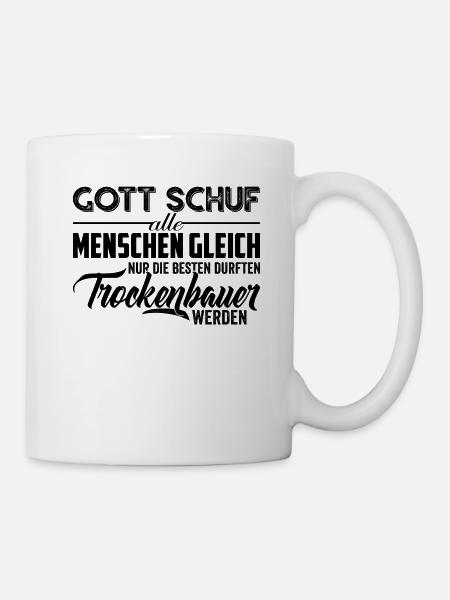 Trockenbauer - Tasse - Weiß