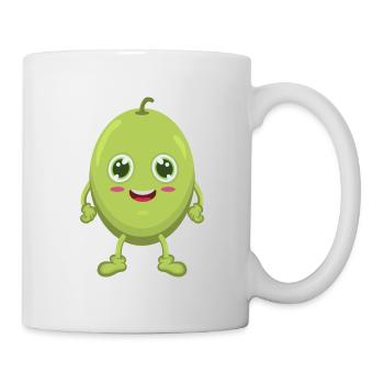 Olive - Tasse - Weiß - Rechts