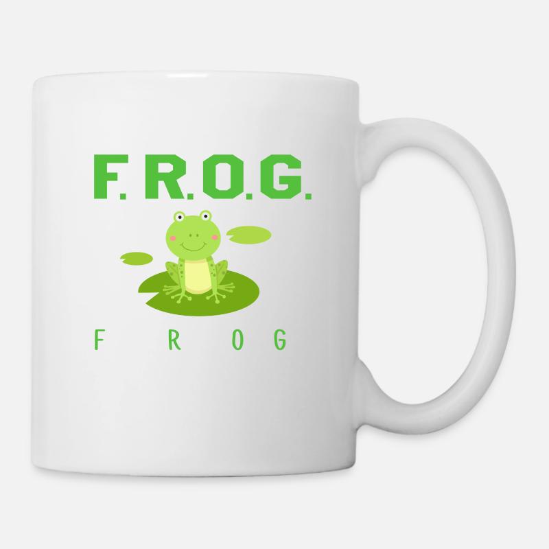 Fully Rely On God FROG Religious Faith Gift - Mug - white