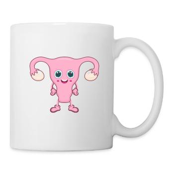 Uterus midwife - Mug - white - Right