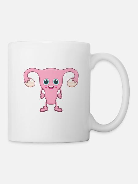 Gebärmutter Hebamme - Tasse - Weiß
