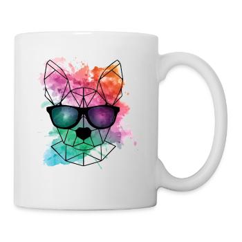 French Bulldog Origami Style - Mug - white - Right