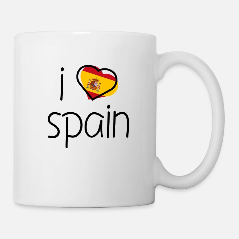 I Love Spain - Tasse - Weiß