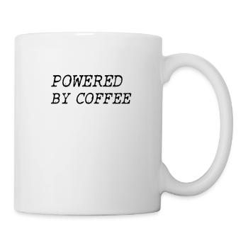 Powered by coffee - Mug - white - Right