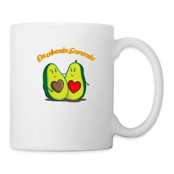 Verliebte Avocados - Paar, Paare - Tasse - Weiß - Rechts