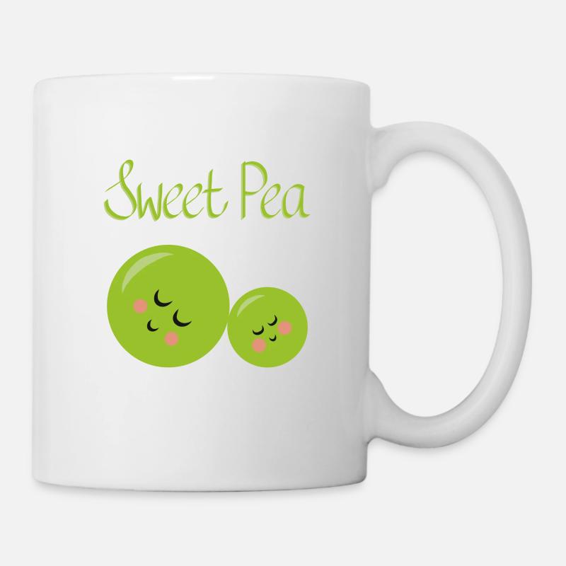 Süße Erbse - Tasse - Weiß