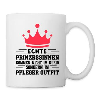 Altenpflegerin Altenpfleger Pfleger Pflegehelfer - Tasse - Weiß - Rechts