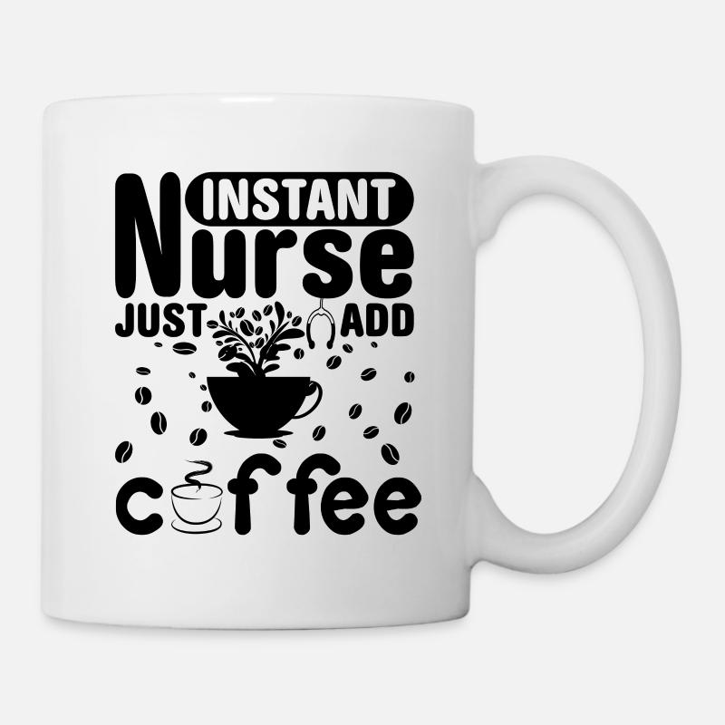 Infirmière infirmière - Mug blanc - blanc
