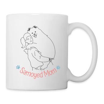 Samojeden-Mutter - Tasse - Weiß - Rechts