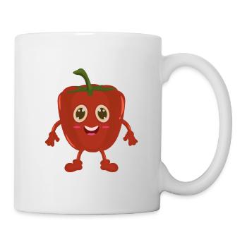 Paprik Comic - Tasse - Weiß - Rechts