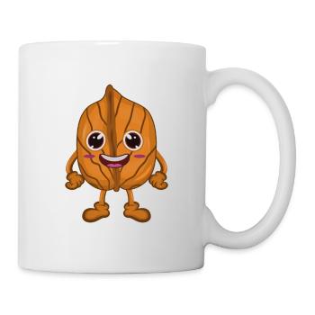 Bande dessinée de noix de coco - Mug blanc - blanc - Droite
