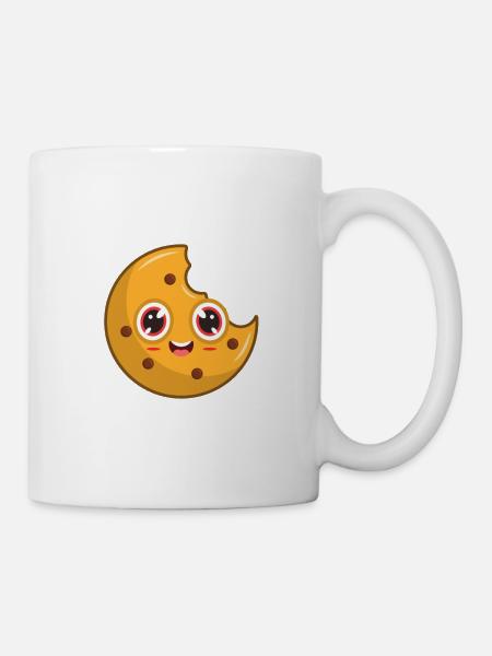 Biscuit aux biscuits - Mug blanc - blanc