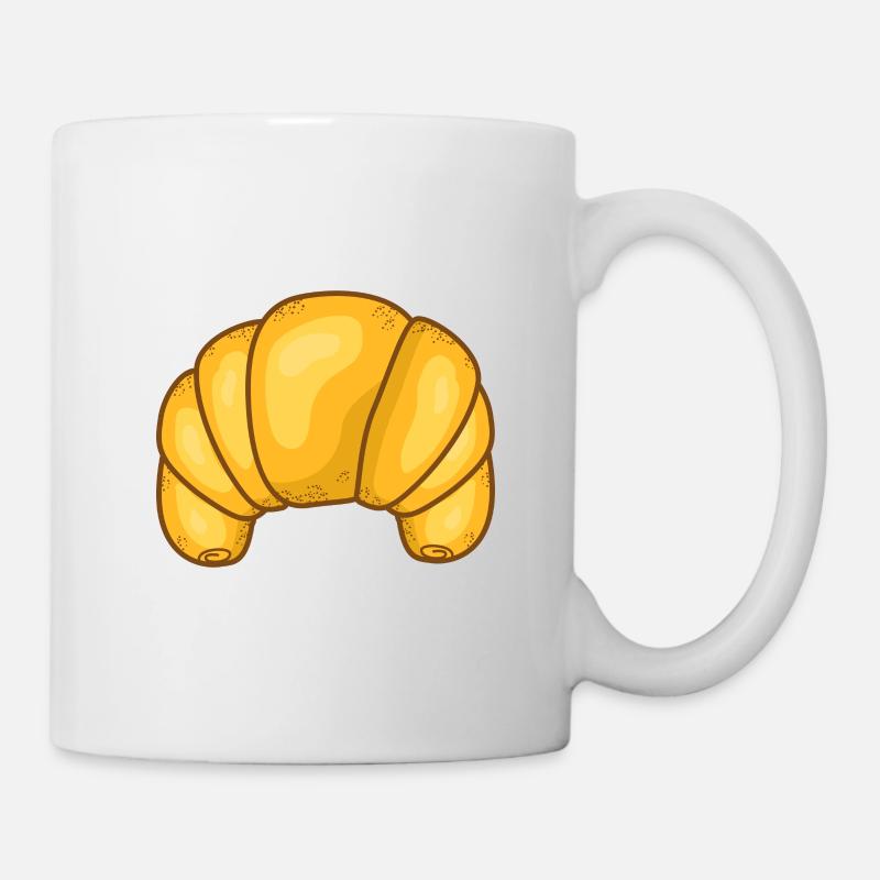 Croissant - Tasse - Weiß