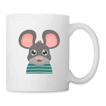 Mouse with big ears - Mug - white - Right