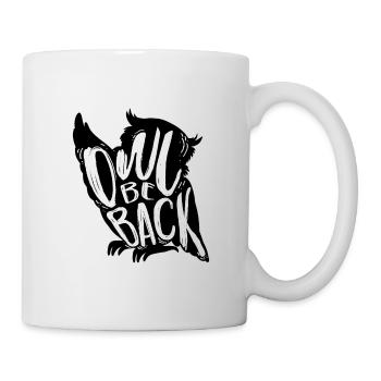 hibou - Mug blanc - blanc - Droite