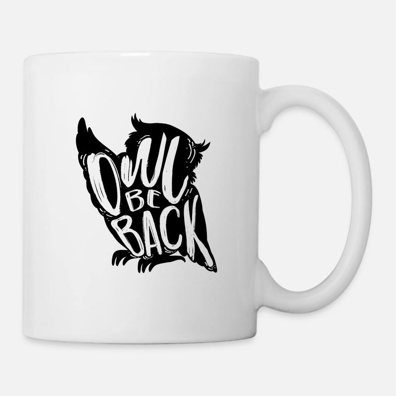 Eule - Tasse - Weiß