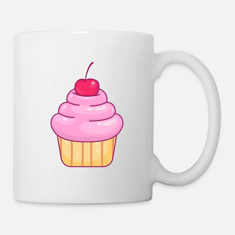 Cupcake Muffin - Tasse - Weiß