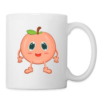 Peach comic - Mug - white - Right
