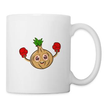Onion boxer boxes - Mug - white - Right