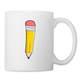 Stift Schule Einschulung - Tasse - Weiß - Rechts