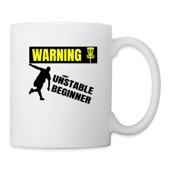 DiscGolf Golfer Disk Golfing Beginner Sportler - Tasse - Weiß - Rechts