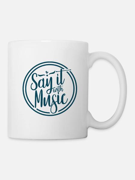 Musik - Tasse - Weiß
