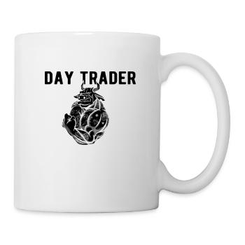 STOCK MARKET/FOREX TRADER: Day Trader - Tasse - Weiß - Rechts