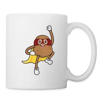 Potato superhero - Mug - white - Right