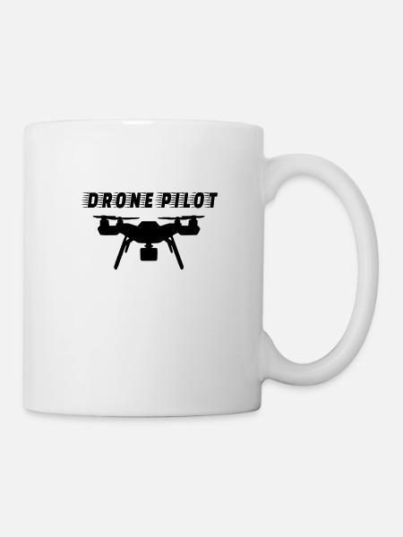 DRONE: Pilote de drone - Mug blanc - blanc