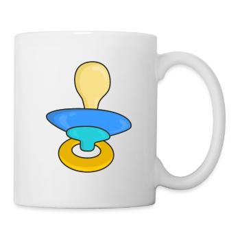 Pacifier baby - Mug - white - Right