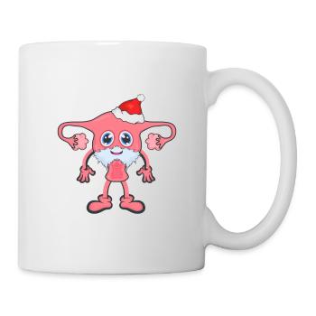 Utérus noël féminisme utérus - Mug blanc - blanc - Droite