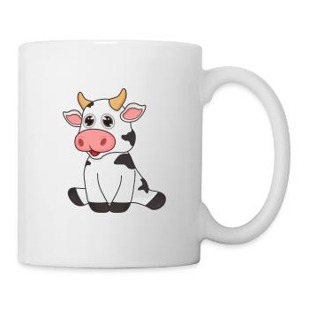 Cow farmer farmer - Mug - white - Right