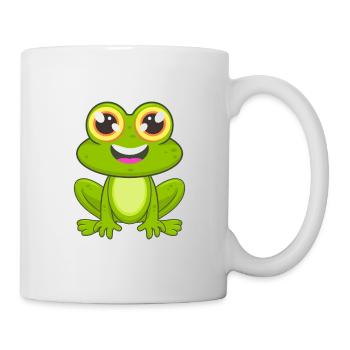 Frosch - Tasse - Weiß - Rechts