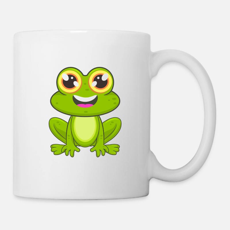 Frosch - Tasse - Weiß