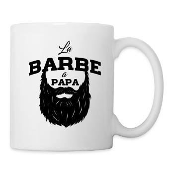 barbe a papa ,barbu,hipster,fête des pères - Mug blanc - blanc - Droite