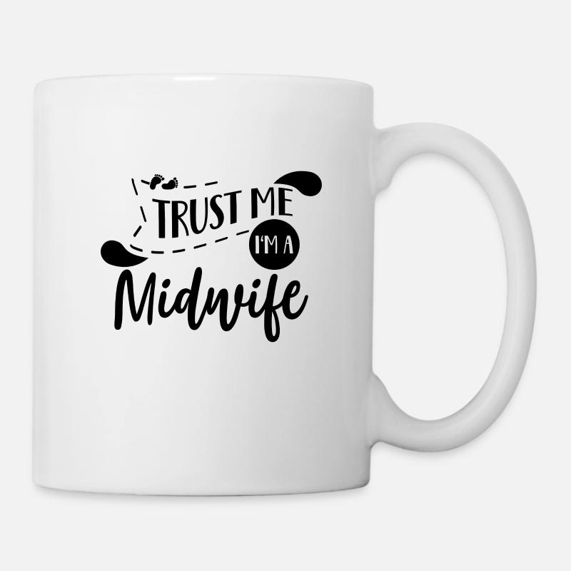 sage-femme - Mug blanc - blanc