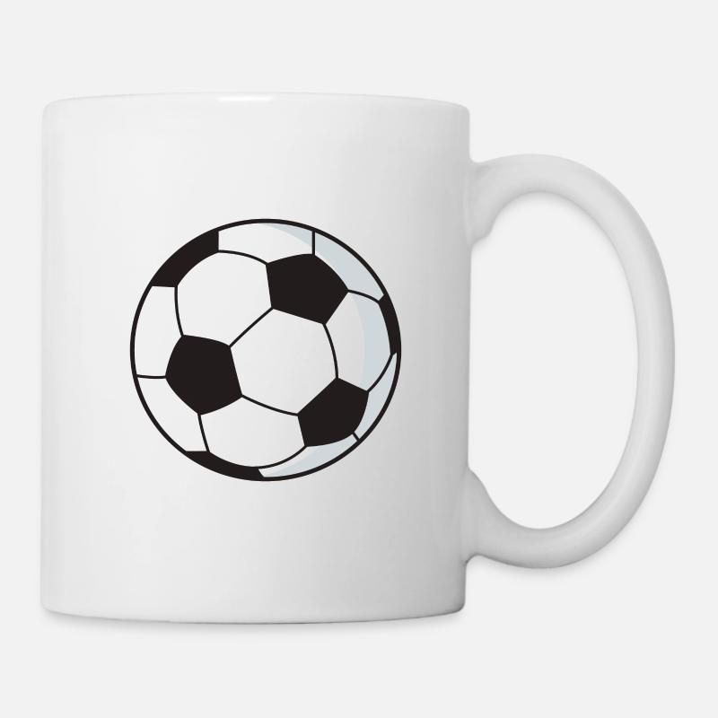 Fußball - Tasse - Weiß