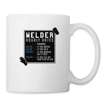 Soudeurs - Mug blanc - blanc - Droite