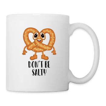 Brezel Salz - Tasse - Weiß - Rechts