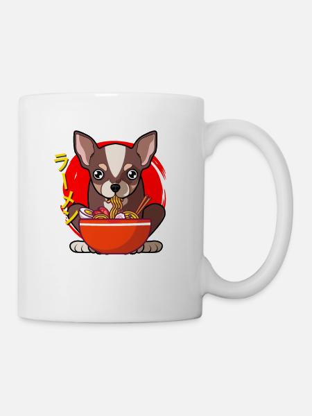 Chihuahua Japanese Ramen Dog Ramen - Mug - white
