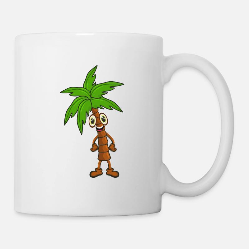 Palme - Tasse - Weiß