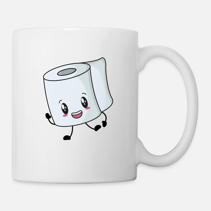 Klopapier - Tasse - Weiß