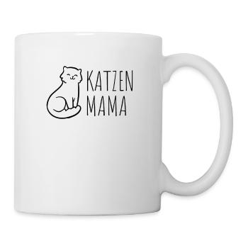 Katzen Mama - Tasse - Weiß - Rechts