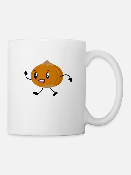 Noisette - Mug blanc - blanc