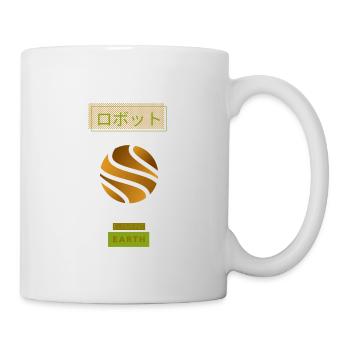 Élément terre idée cadeau spirituel - Mug blanc - blanc - Droite